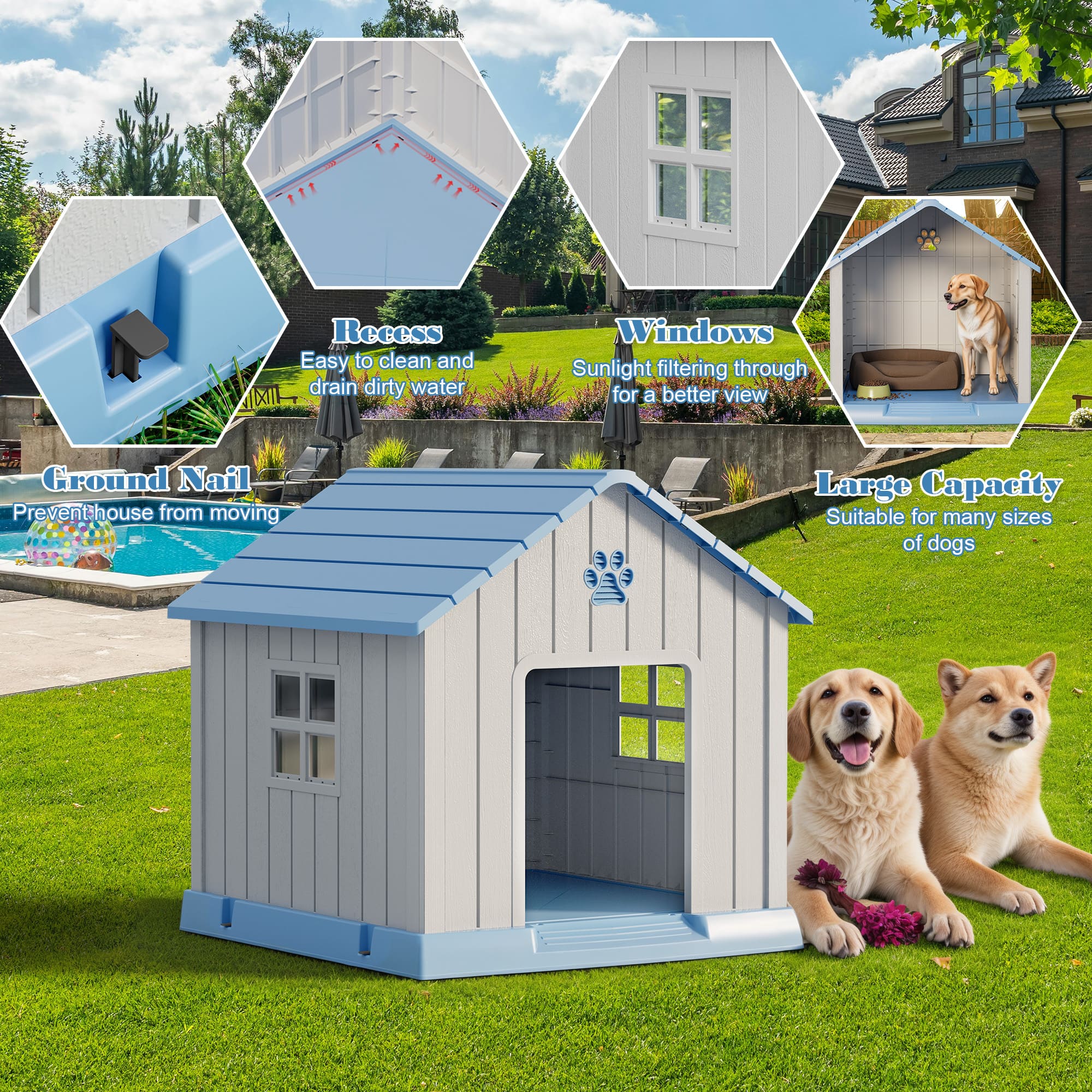 Dog House Multiple Sizes Available