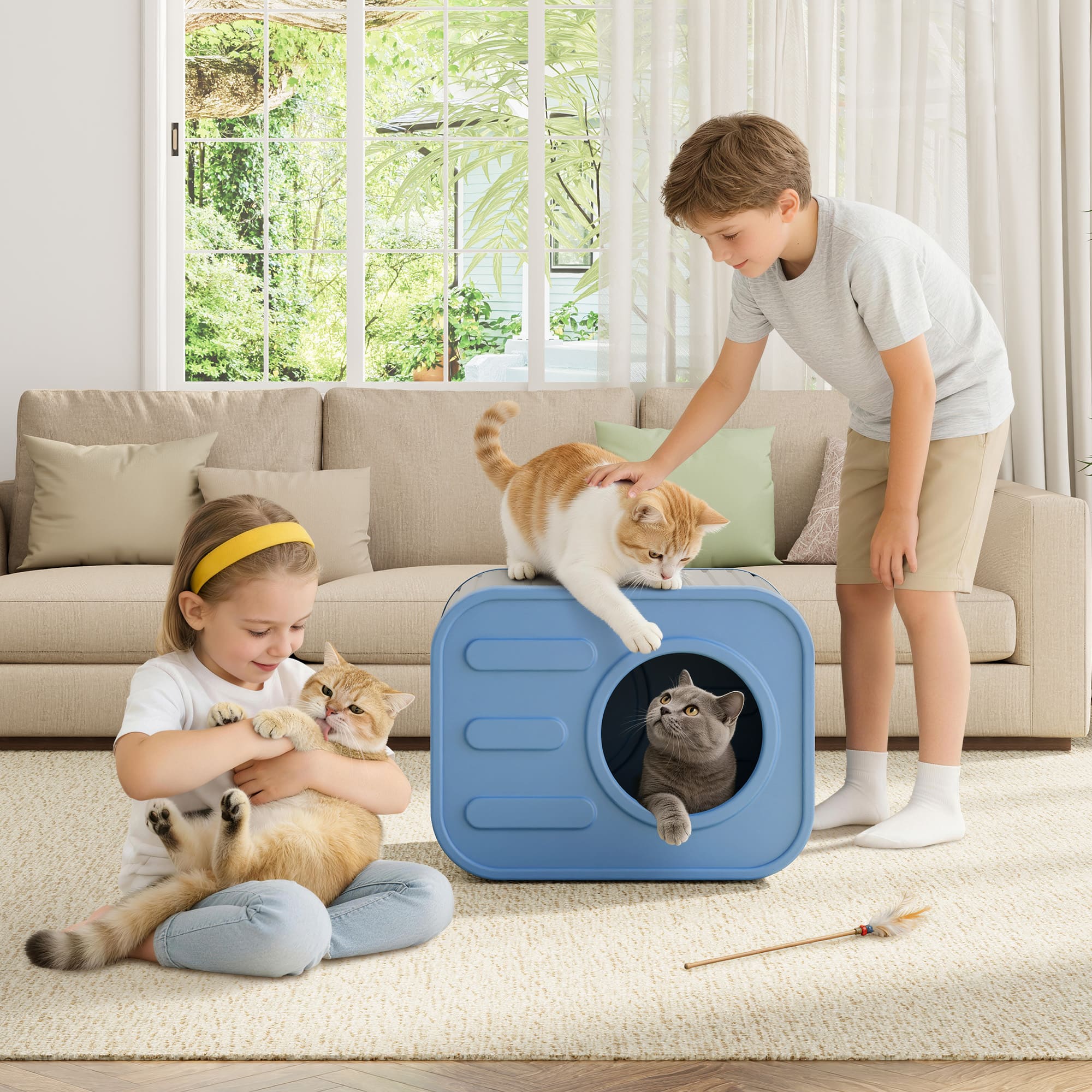 Curved Cat House