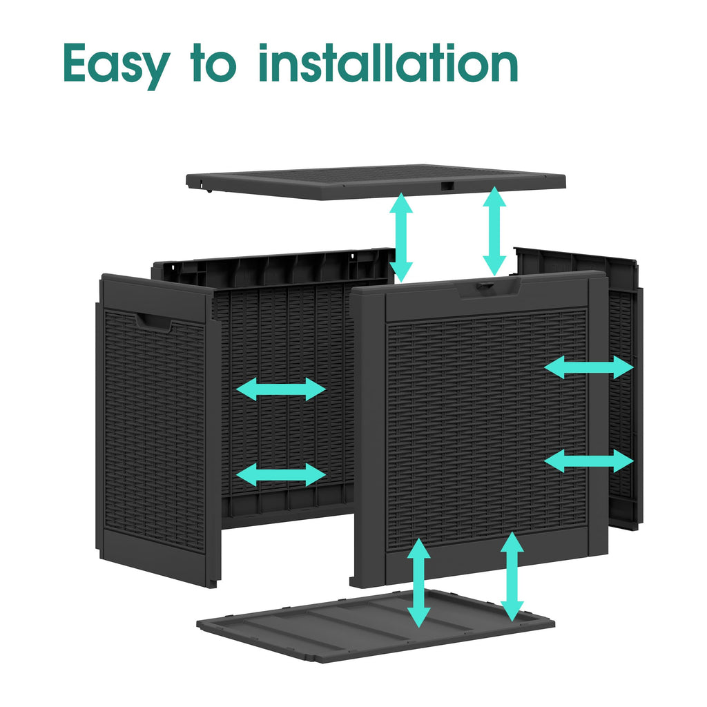1pcs 35 Gallon Storage Deck Box