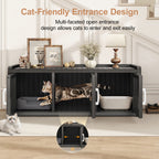 Hidden Cat House Furniture with Single/Double Door