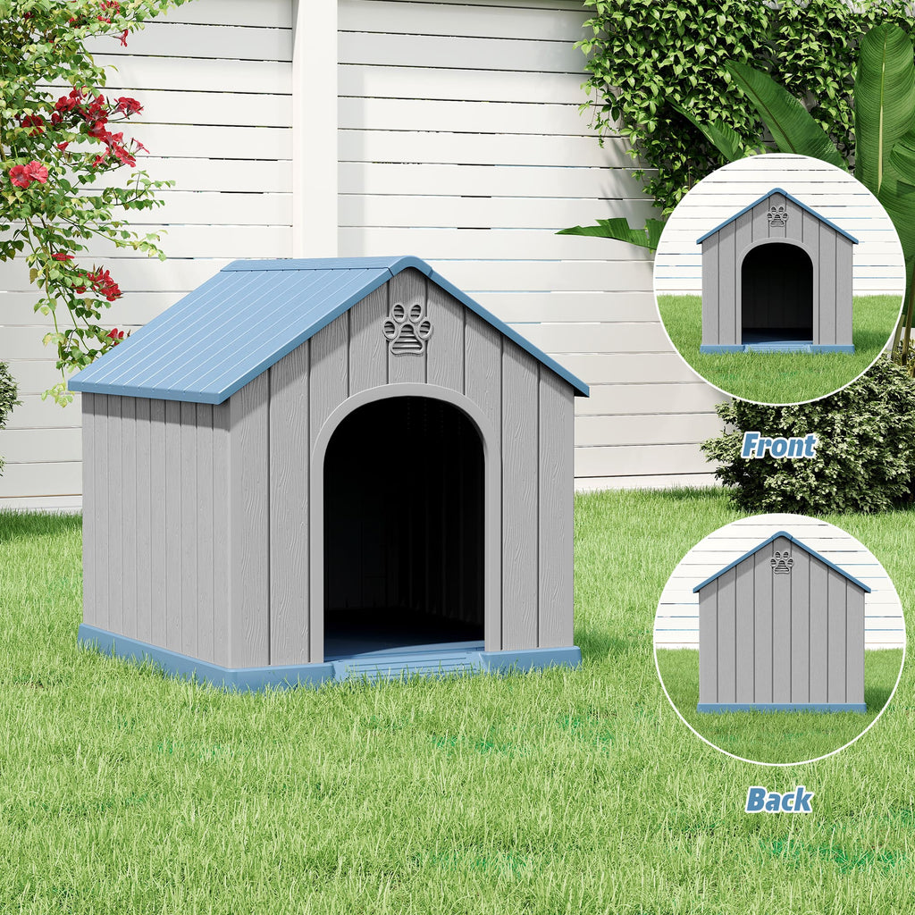 Dog Kennel for Small to Medium Dogs Grey/Blue 2 Sizes Available