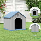 Dog Kennel for Small to Medium Dogs Grey/Blue 2 Sizes Available