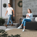 70 Gallon Storage Deck Bench Black&Gray