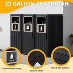 22 Gallon Trash Can Single/Double/Triple