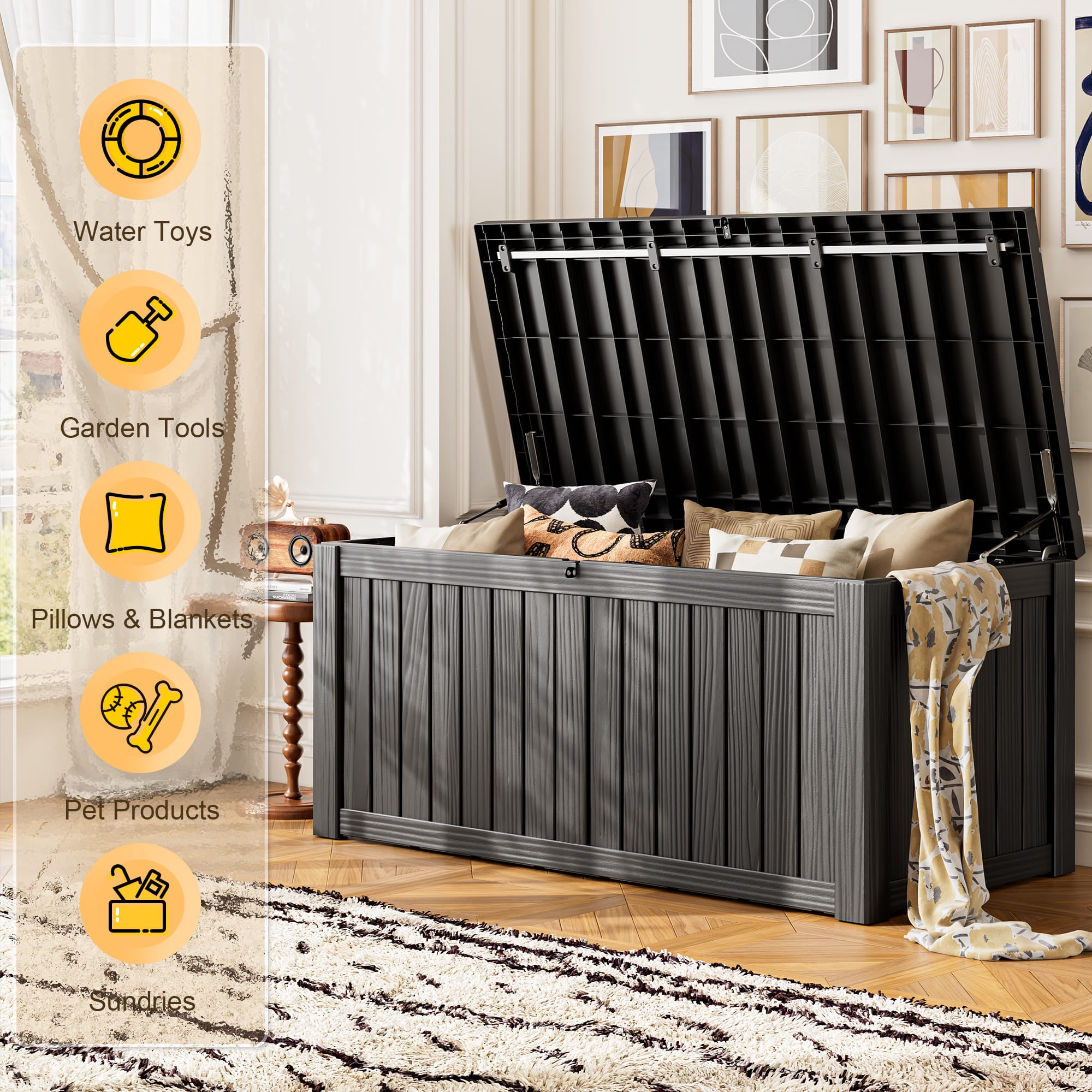 120 Gallon Storage Deck Box