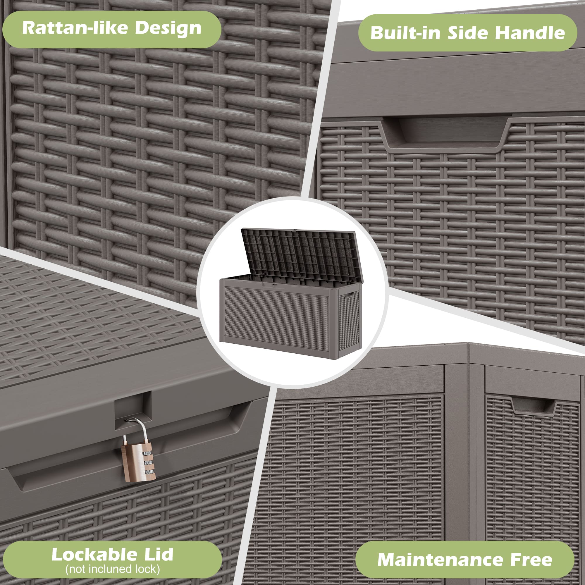 60 Gallon Storage Deck Box