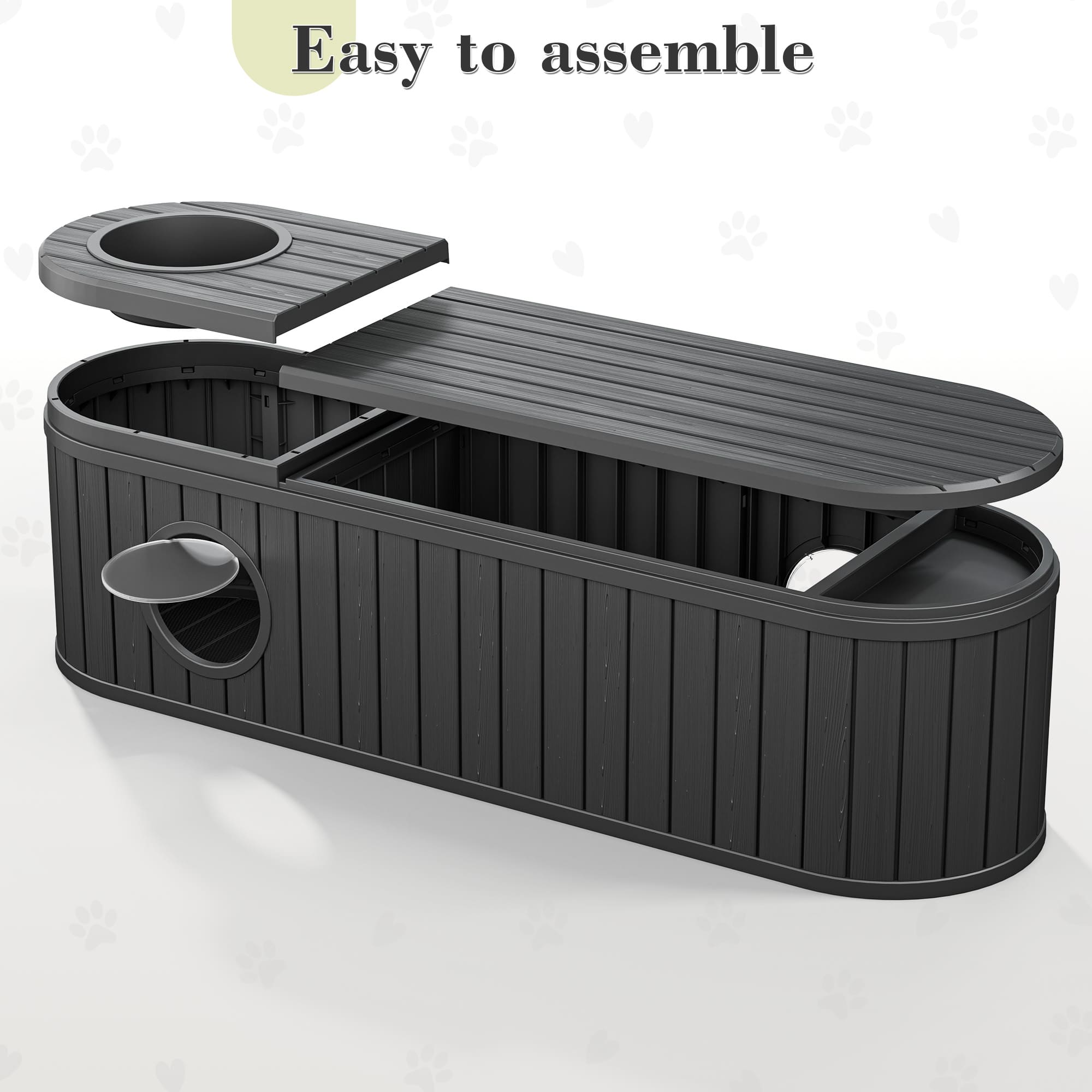 3-in-1 Cat House Cabinet