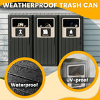 22 Gallon Trash Can Single/Double/Triple