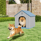 Dog Kennel for Small to Medium Dogs Grey/Blue 2 Sizes Available