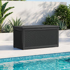 260 Gallon Storage Deck Box Black/Gray