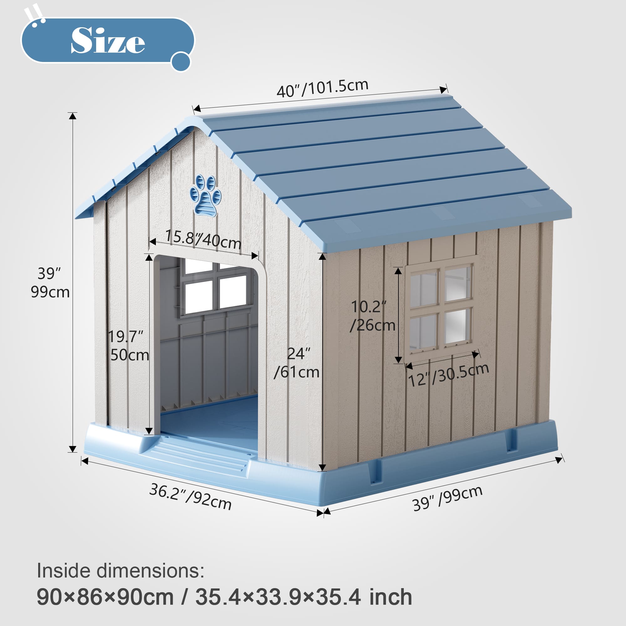 Dog House Multiple Sizes Available