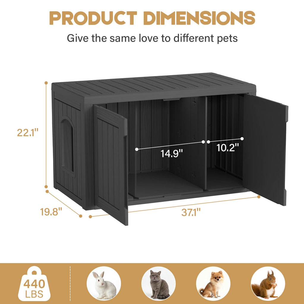 Hidden Cat Litter Box Cabinet