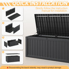 120 Gallon Storage Deck Box