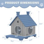 Resin Cat House, 1/2/3-Tier Stackable
