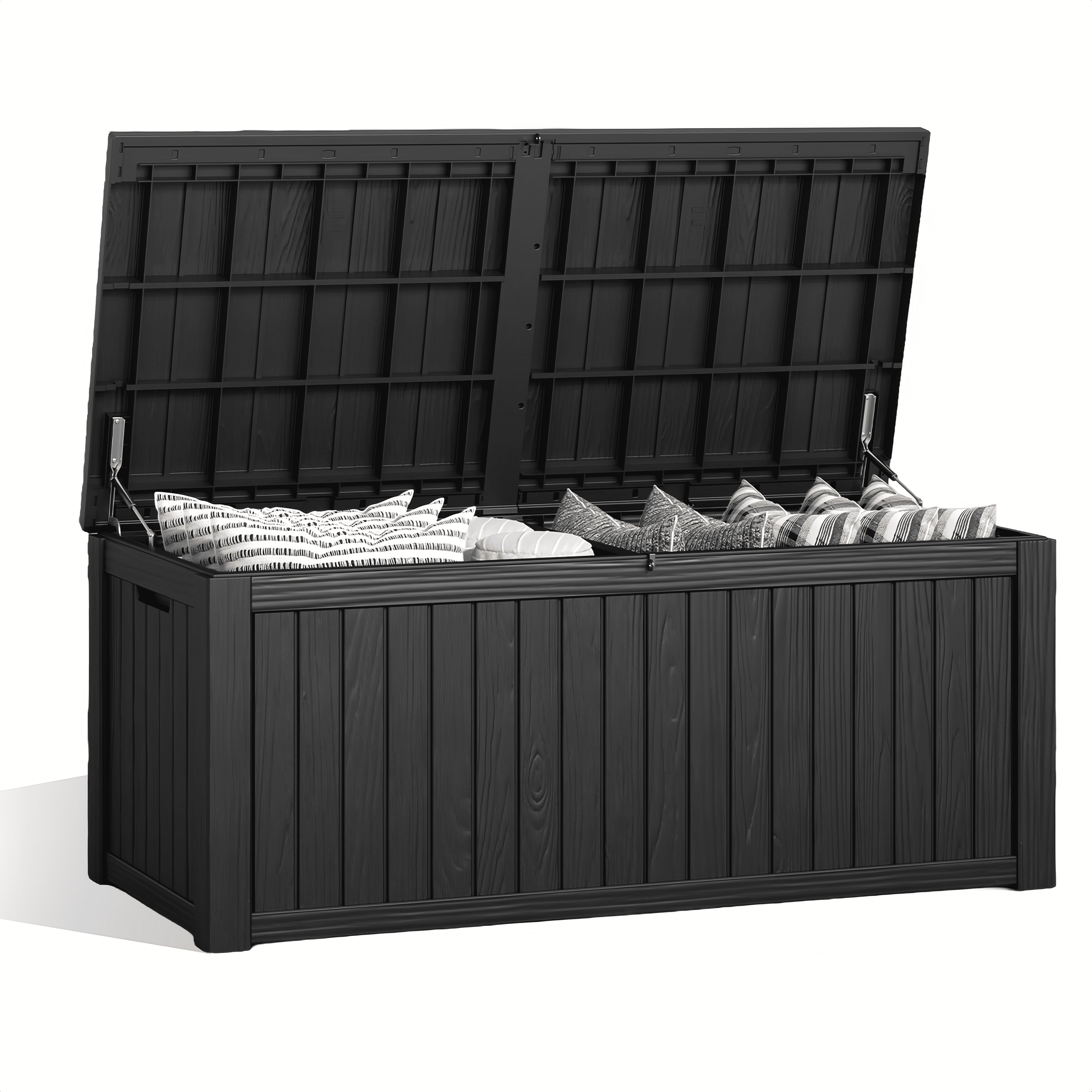 180 Gallon Outdoor Deck Box with Bench & Lockable Lid
