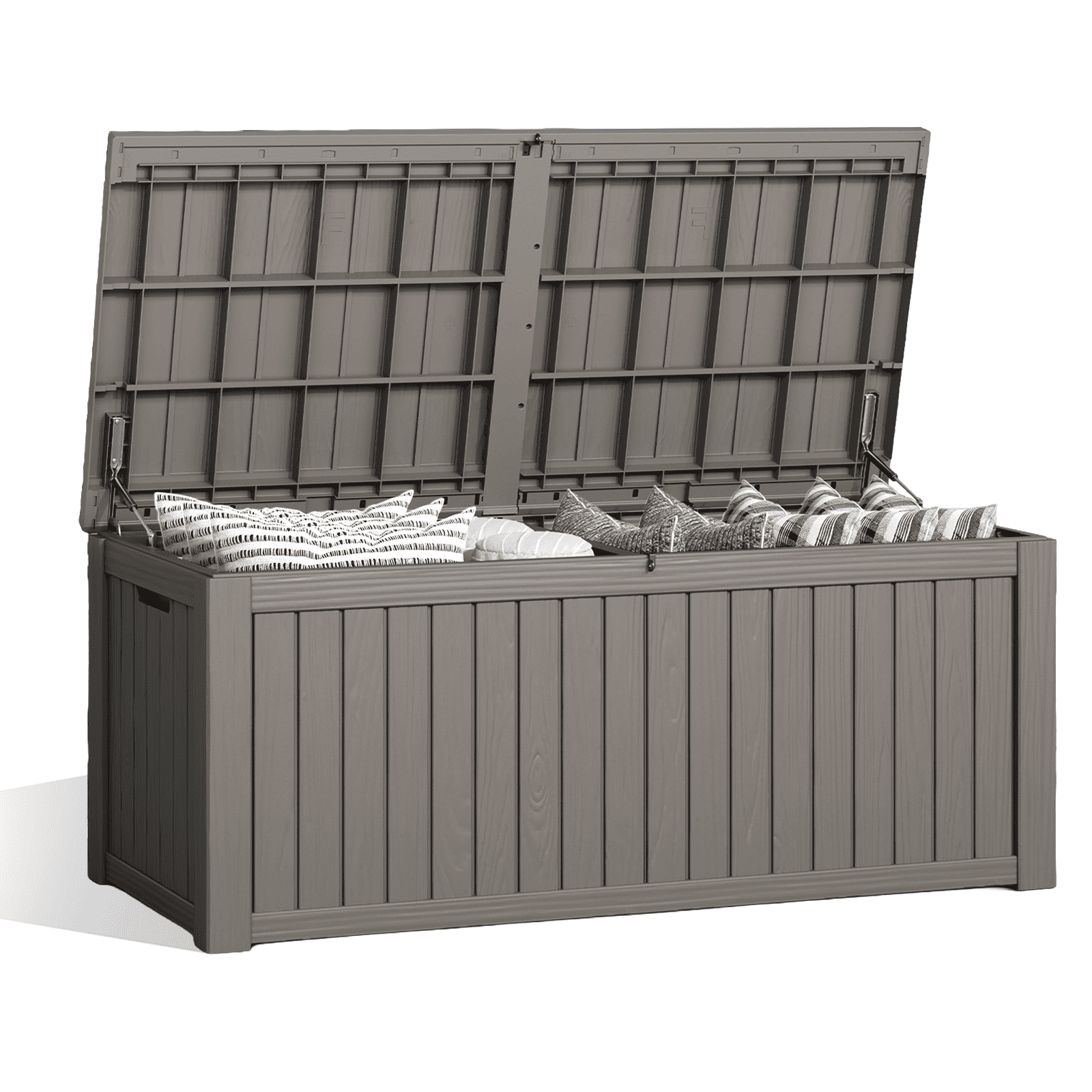 180 Gallon Outdoor Deck Box with Bench & Lockable Lid