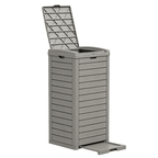 31/62 Gallon Outdoor Trash Can with Pull-Out Tray