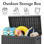260 Gallon Deck Box with Soft-Close Lid