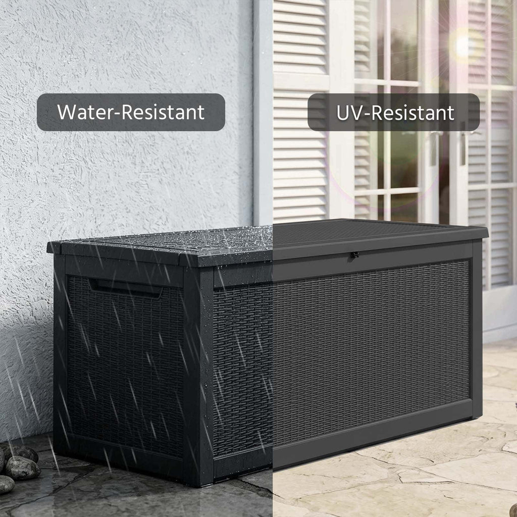 320 Gal Outdoor Resin Deck Box