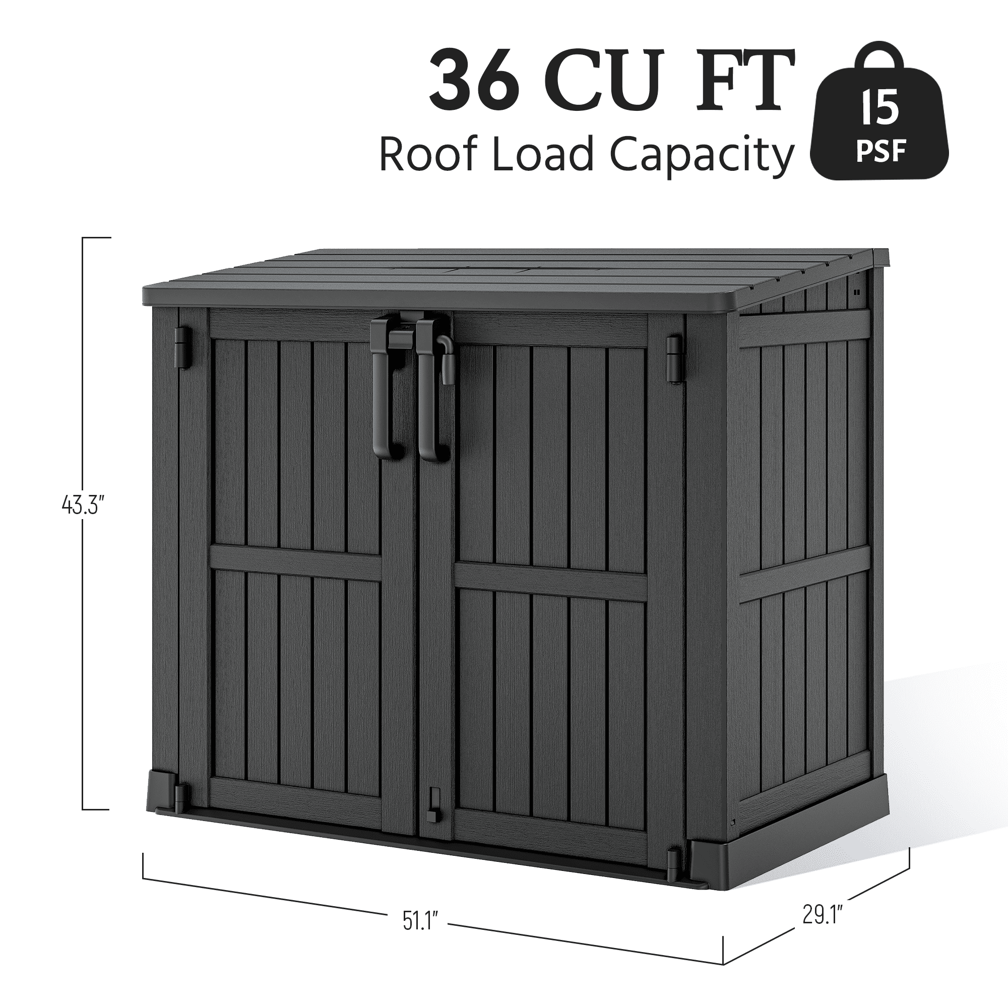 36 Cu. Ft. Outdoor Storage Shed Secondary image