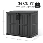 36 Cu. Ft. Outdoor Storage Shed