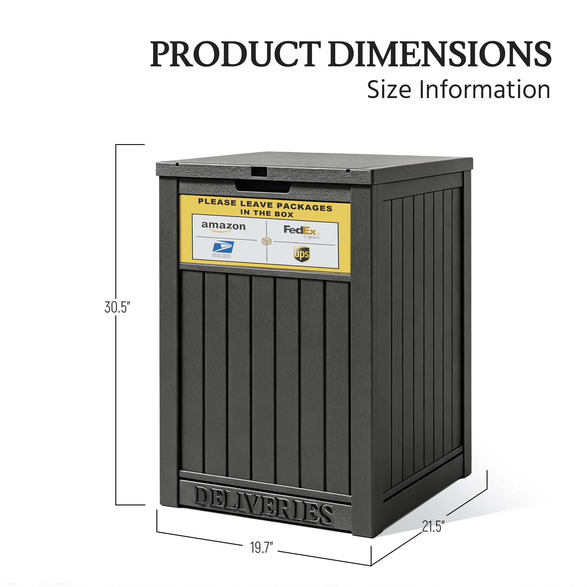 48 Gal Lockable Package Delivery Box Secondary image