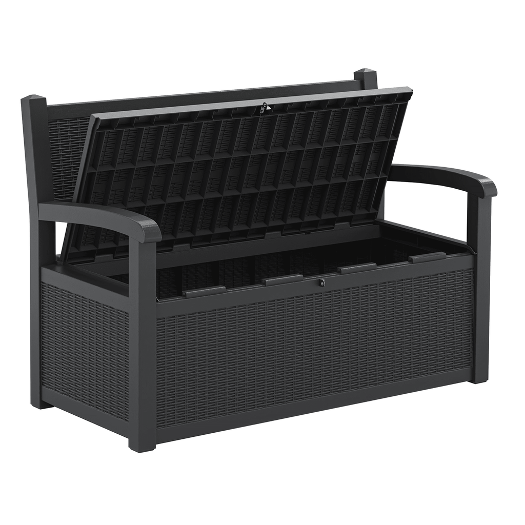 80 Gallon Resin Storage Bench