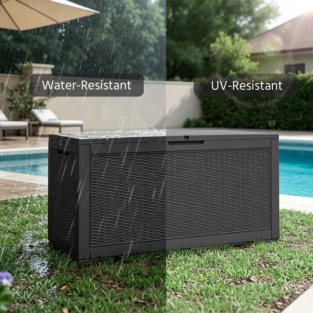100 Gal Outdoor Resin Deck Box