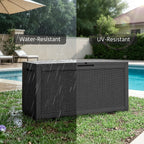 100 Gal Outdoor Resin Deck Box