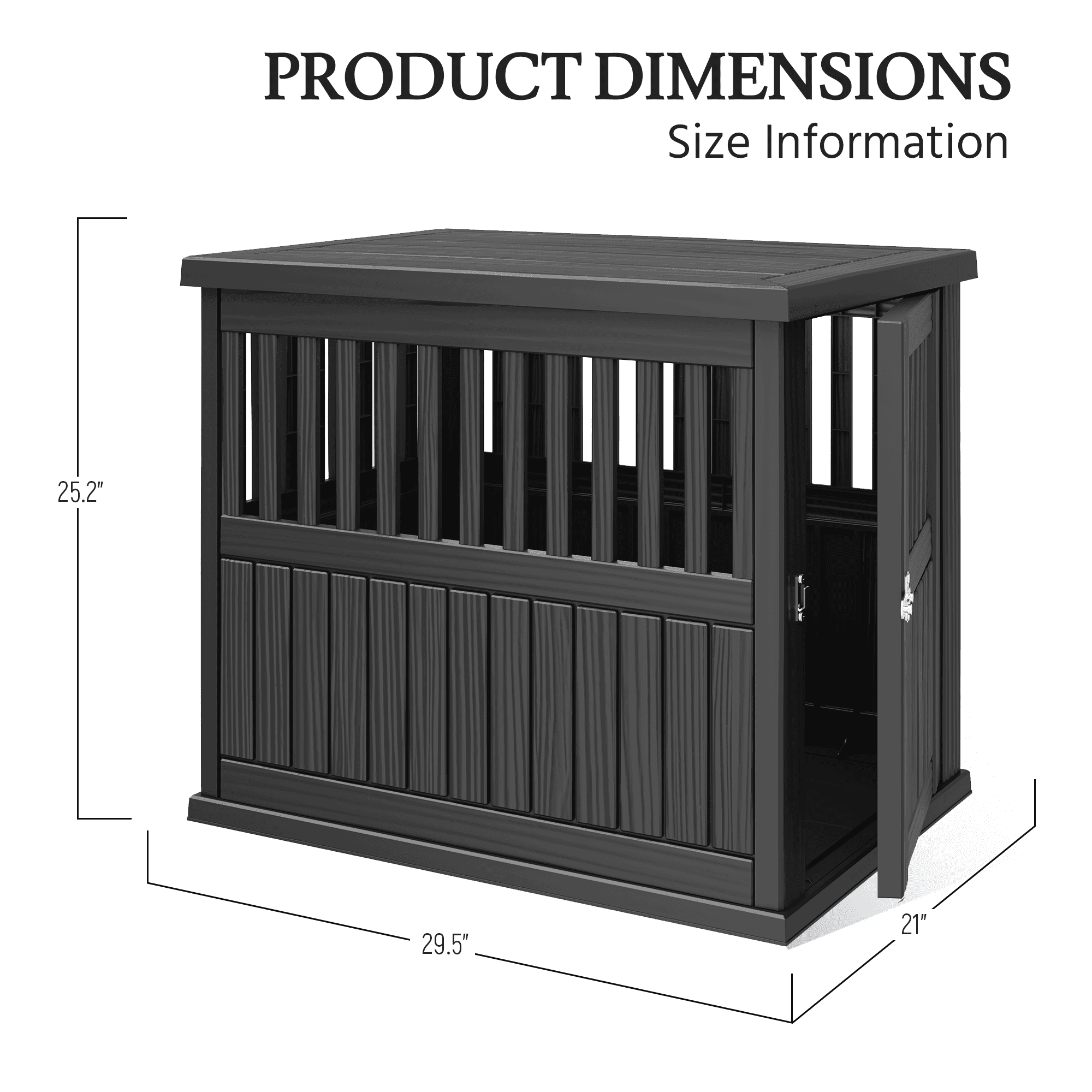 Dog Crate Furniture End Table Secondary image