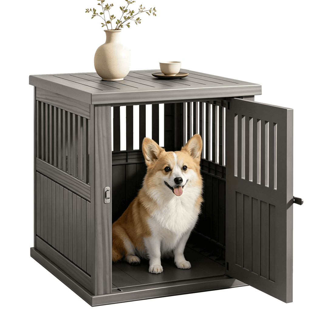 Dog Crate Furniture End Table
