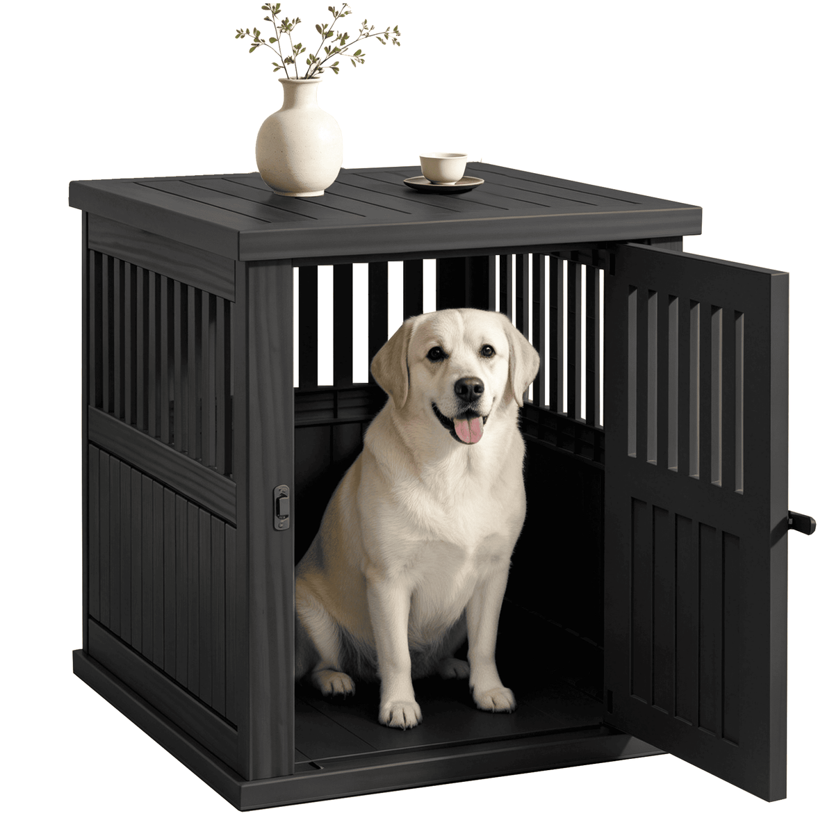 Dog Crate Furniture End Table