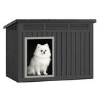 Outdoor Dog House with Lift-Up Roof