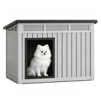 Outdoor Dog House with Lift-Up Roof