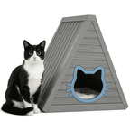 Outdoor Cat House Modern A-Frame