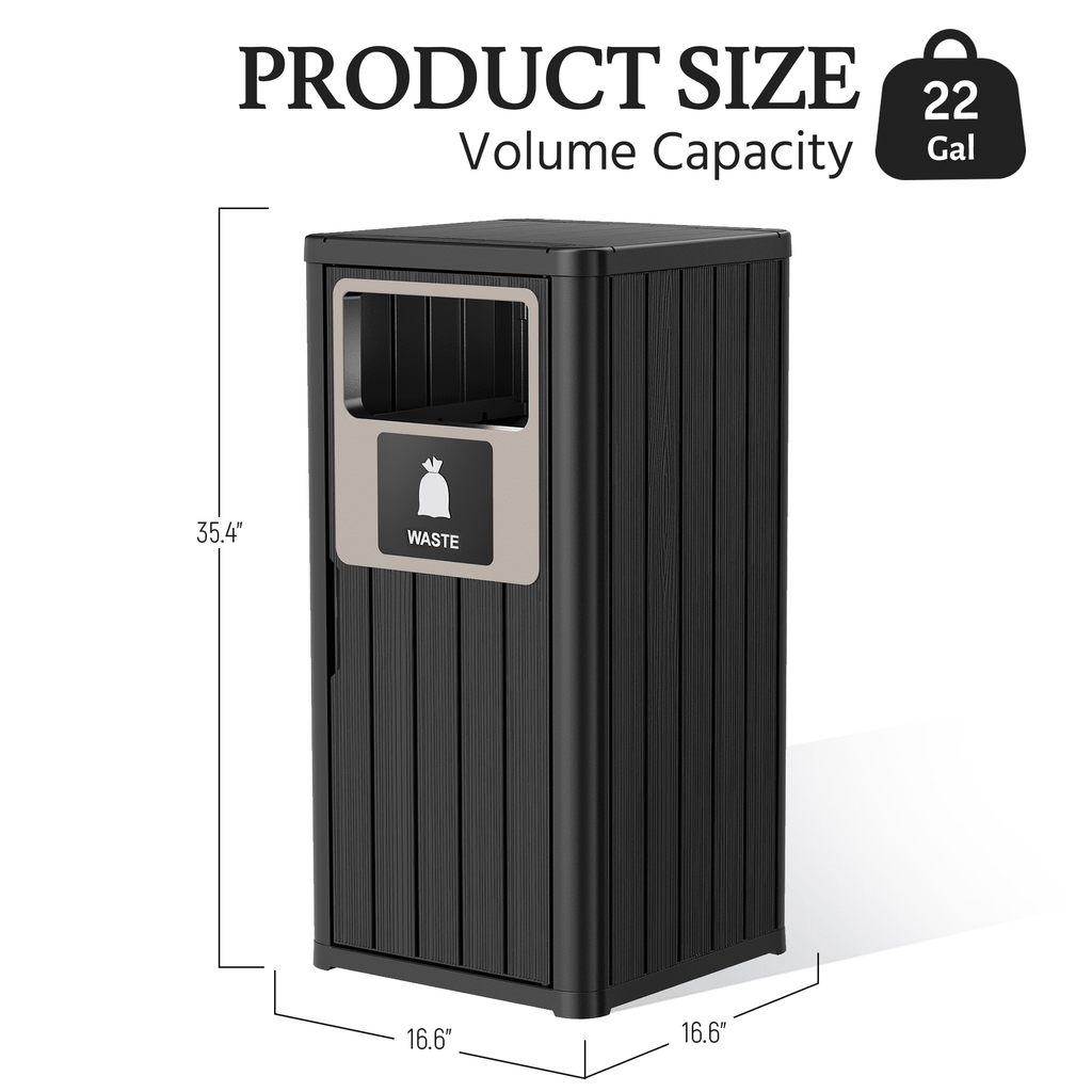 22 Gallon Outdoor Trash Can
