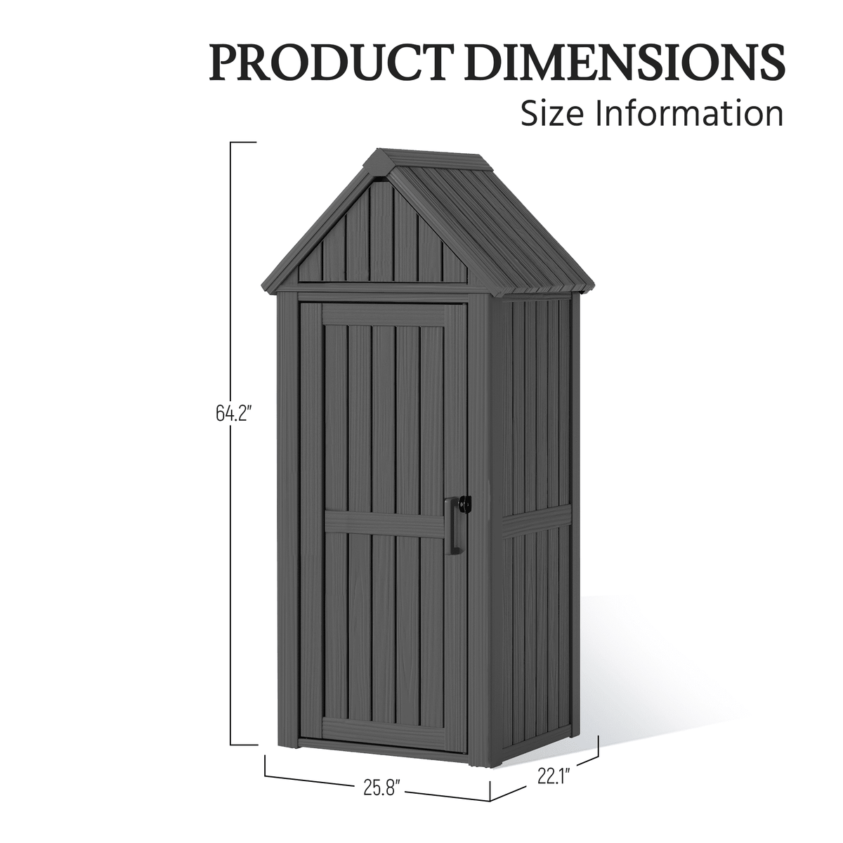 Vertical Outdoor Storage Cabinet