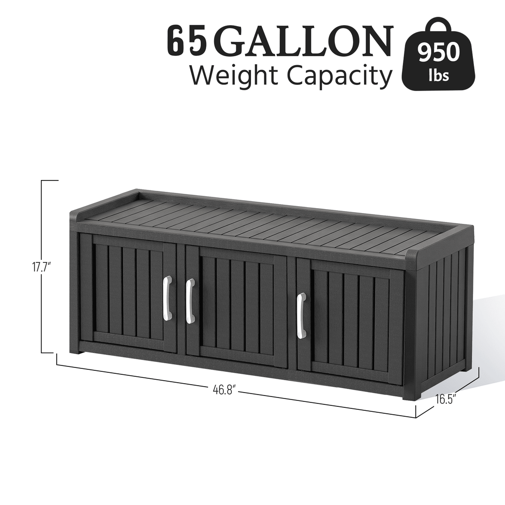 2-in-1 Storage Bench Shoe Cabinet
