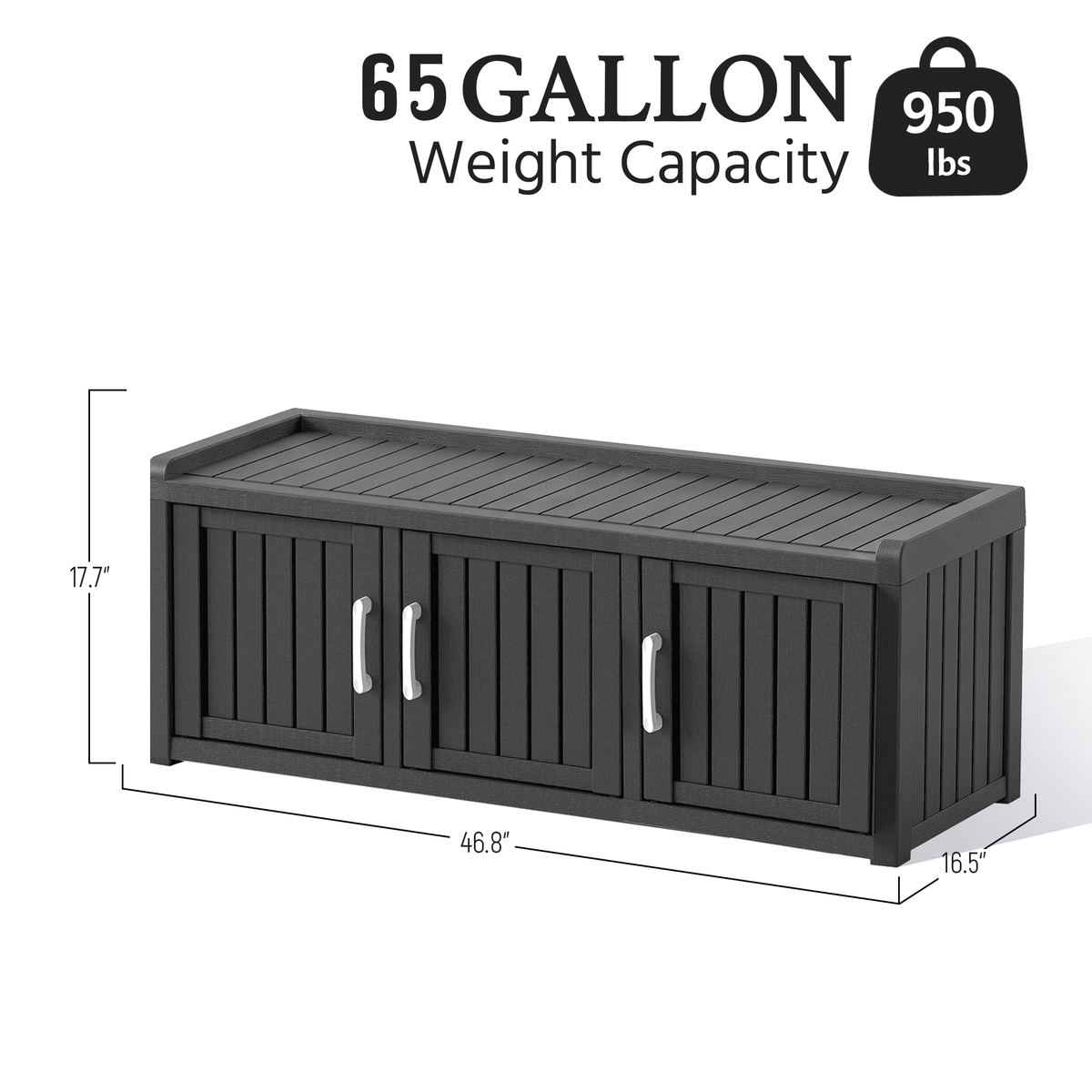 2-in-1 Storage Bench Shoe Cabinet