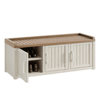 2-in-1 Storage Bench Shoe Cabinet