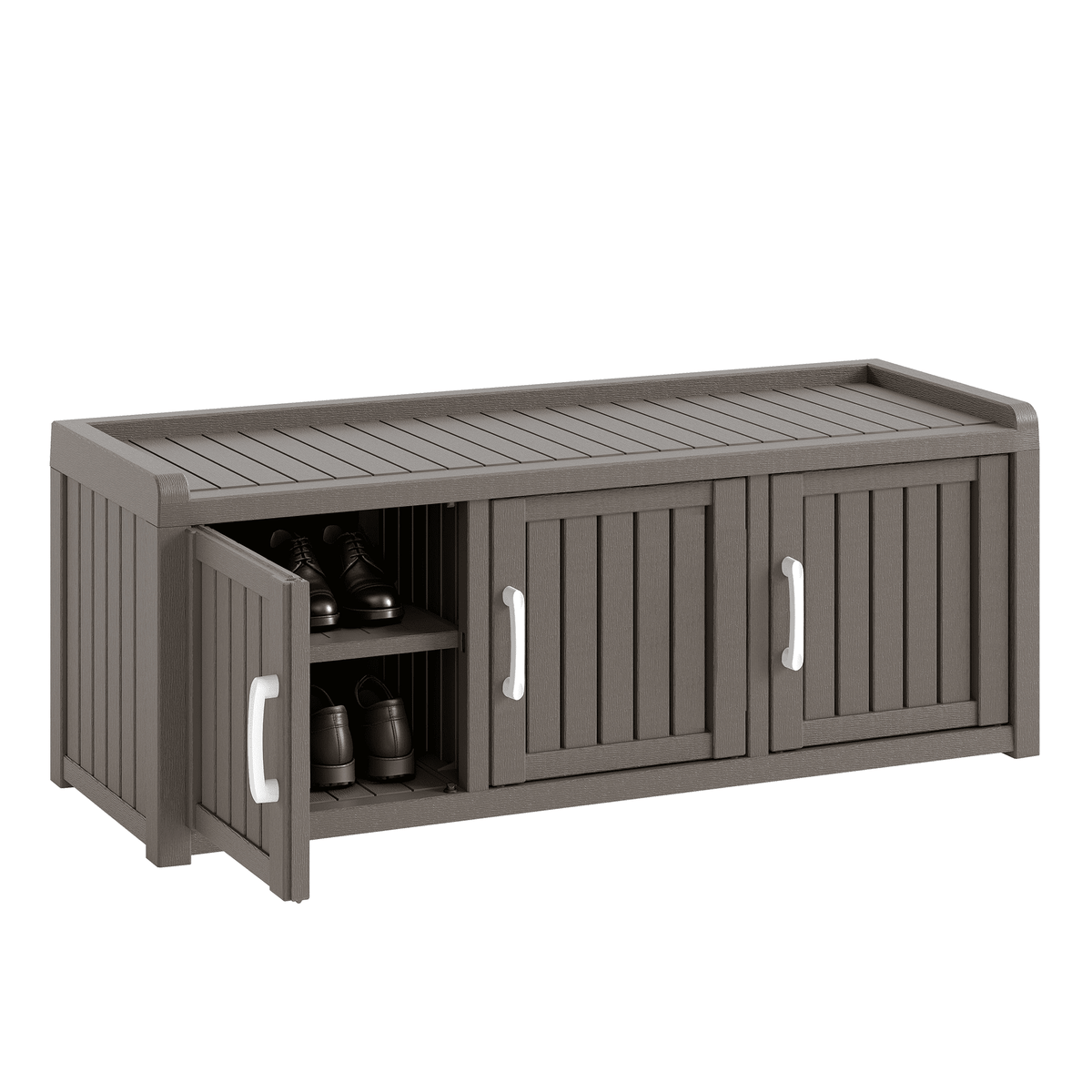 2-in-1 Storage Bench Shoe Cabinet