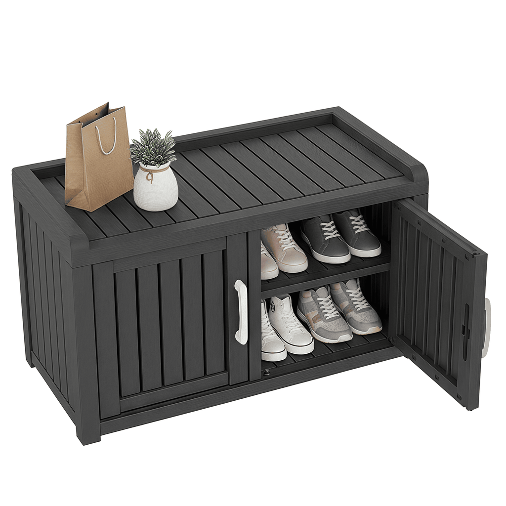 2-in-1 Storage Bench Shoe Cabinet