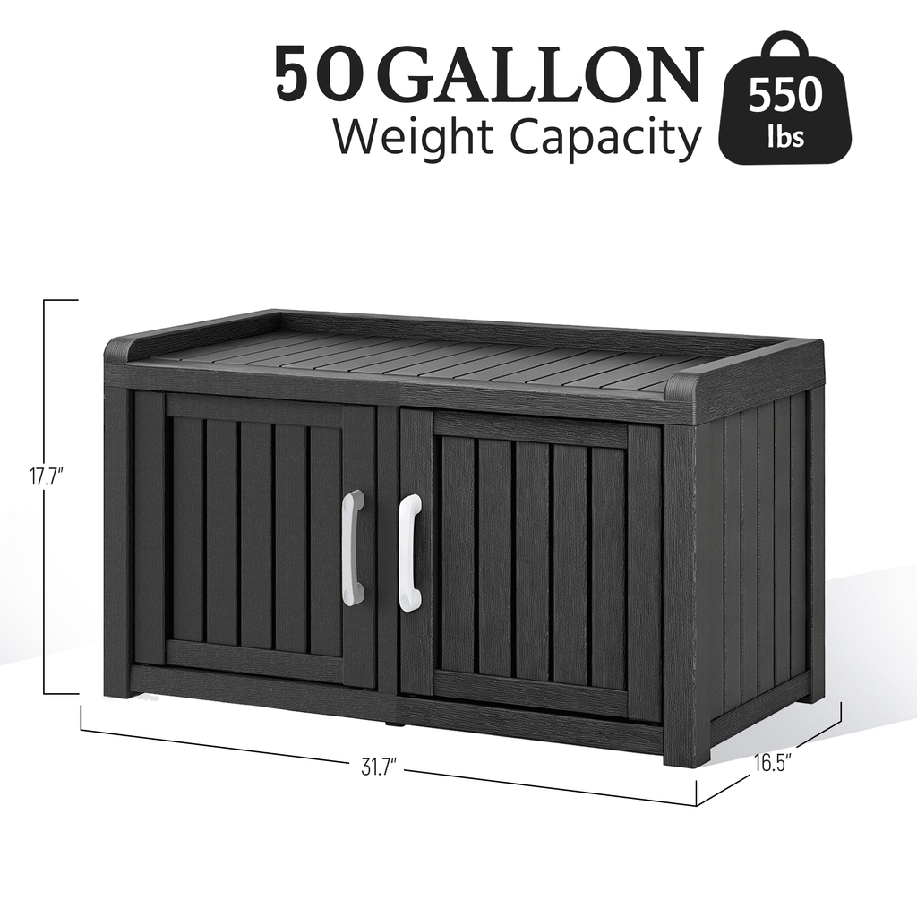 2-in-1 Storage Bench Shoe Cabinet