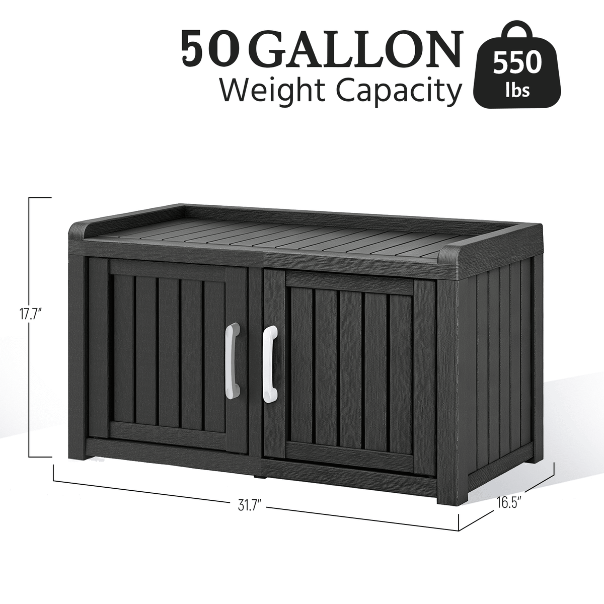 2-in-1 Storage Bench Shoe Cabinet