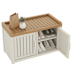 2-in-1 Storage Bench Shoe Cabinet