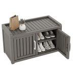 2-in-1 Storage Bench Shoe Cabinet
