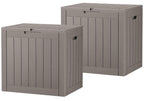 31.2 Gallon  Storage Deck Box 1/2 Pack