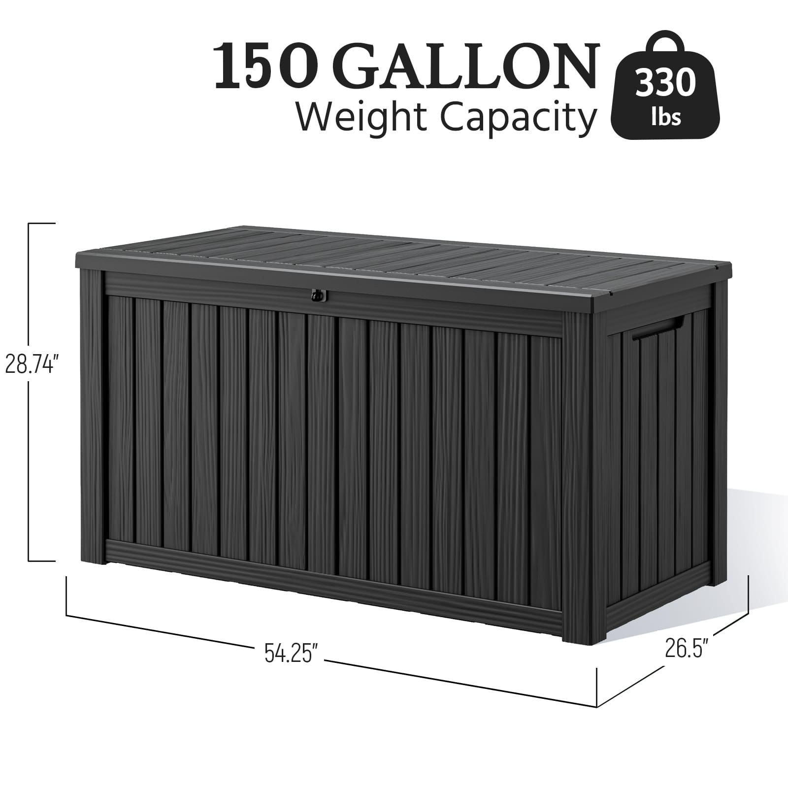 150 Gallon Deck Box