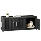 3-in-1 Cat Litter Box Enclosure Furniture
