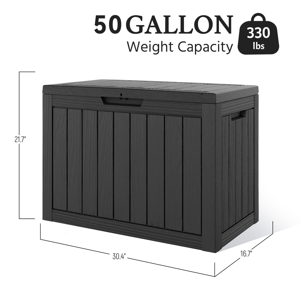50 Gallon Outdoor Storage Deck Box